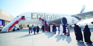 طائرة «الإمارات A380» تستقطب آلاف الزوار  في معرض البحرين للطيران