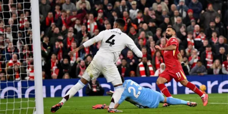 محمد صلاح يصنع ويسجل في فوز ليفربول علي أستون فيلا بثنائية