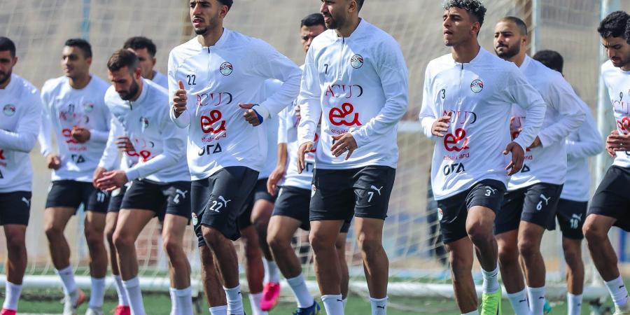 بالصور.. منتخب مصر يخوض تدريباته باستاد الدفاع الجوي قبل السفر إلي كاب فيردي