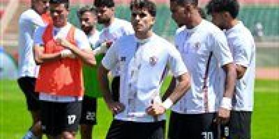 تدريبات بدنية قوية للاعبي الزمالك قيل السفر إلى ليبيا