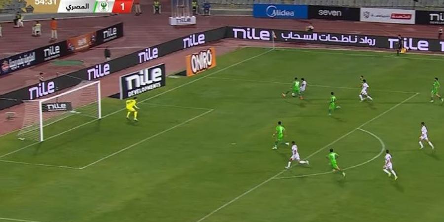 منتصف الشوط الثاني.. فرص مهدرة من الزمالك واستمرار تقدم المصري بهدف نظيف في الدوري الممتاز