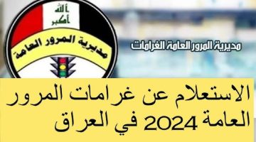 بالرقم الألماني.. استعلم عن سداد غرامات المرور عبر منصة أور الإلكترونية 2024