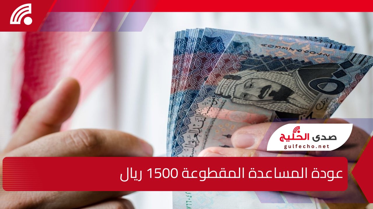 1500 ريال.. إيداع لمستفيدي الضمان المطور مع بداية شهر يناير عودة المساعدة المقطوعة بالزيادة وزارة الموارد البشرية تكشف التفاصيل