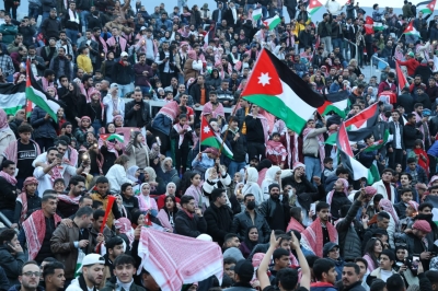 استقبال تاريخي لمنتخب “النشامى” بعمان