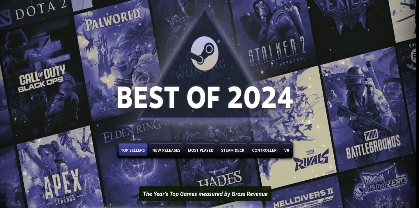 أفضل ألعاب الفيديو مبيعاً على Steam في العام 2024 – سعودي جيمر