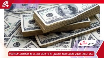 سعر الدولار اليوم مقابل الجنيه المصري 17-12-2024 خلال بداية التعاملات USD/EGP