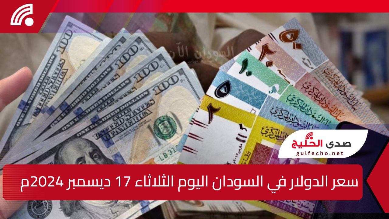 كم يساوي 100 دولار بالجنيه السوداني اليوم؟ سعر الدولار في السودان اليوم الثلاثاء 17 ديسمبر 2024م