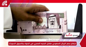 ارتفاع سعر الريال السعودي مقابل الجنيه المصري في البنوك والسوق السوداء