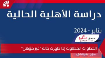 “ماذا تفعل”.. اليك الخطوات المطلوبة إذا ظهرت حالة “غير مؤهل” ببرنامج حساب المواطن 1446 وما هي شروط الحصول على الدعم ؟