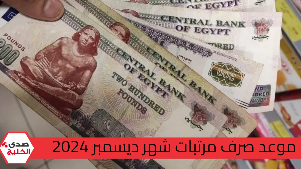 “بشرى سارة “.. تبكير موعد صرف مرتبات شهر ديسمبر 2024 لجميع الموظفين في قطاعات الدولة والحد الأدنى للأجور