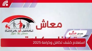 الآن رابط استعلام كشف تكافل وكرامة الجديد 2025 وهل يوجد زيادة في معاش يناير وشروط صرف تكافل وكرامة