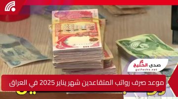 زيادة 20% حقيقة أم شائعة.. وزارة المالية العراقية توضح موعد صرف رواتب المتقاعدين شهر يناير 2025 وخطوات الاستعلام عن الراتب